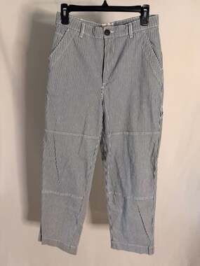 Universal Thread Hickory Stripe Carpenter Pants Size 8